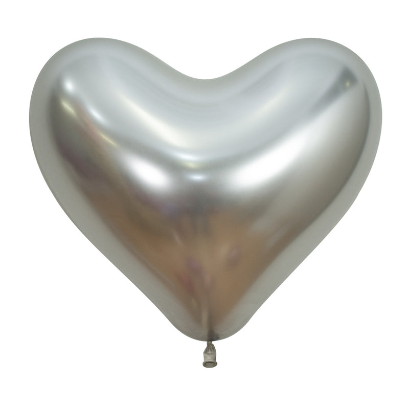 Heart 14 - Reflex Silver - 981 - 12 Pcs